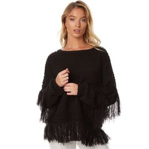 RUE STIIC Fringe Sweater